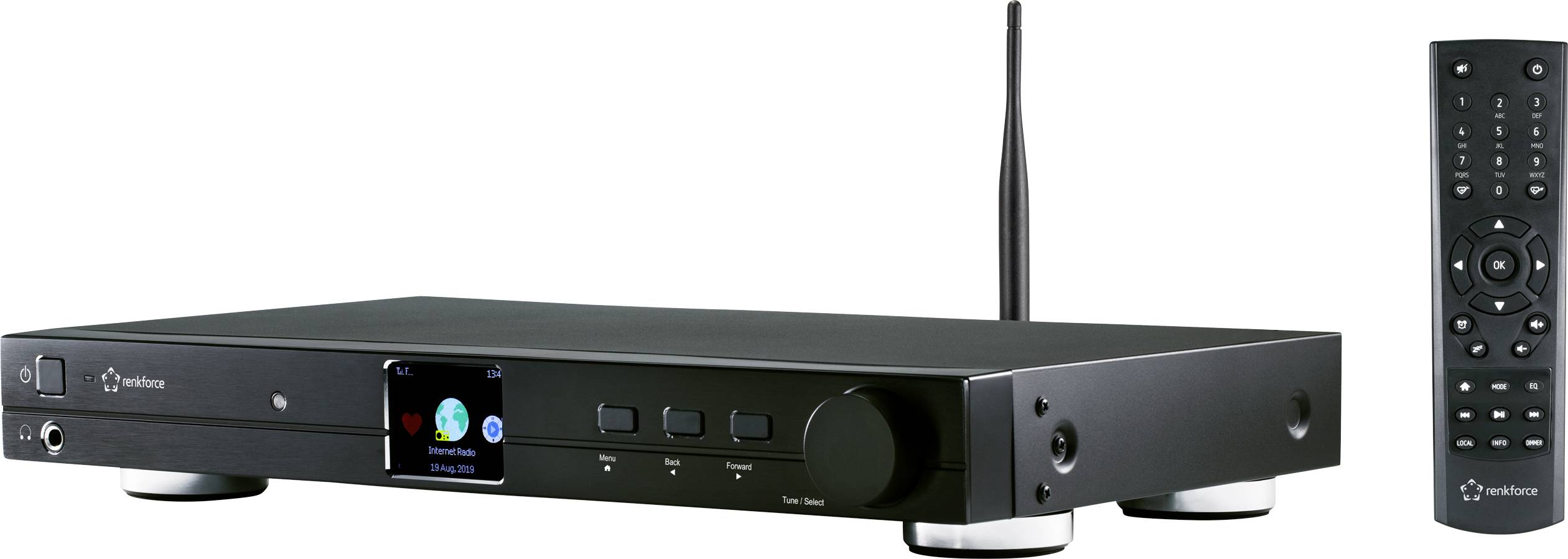 Renkforce RF-DAB-IR1700 Radio-Adapter DAB+ UKW Internetradio Radio DEFEKTWARE - 4053199973484