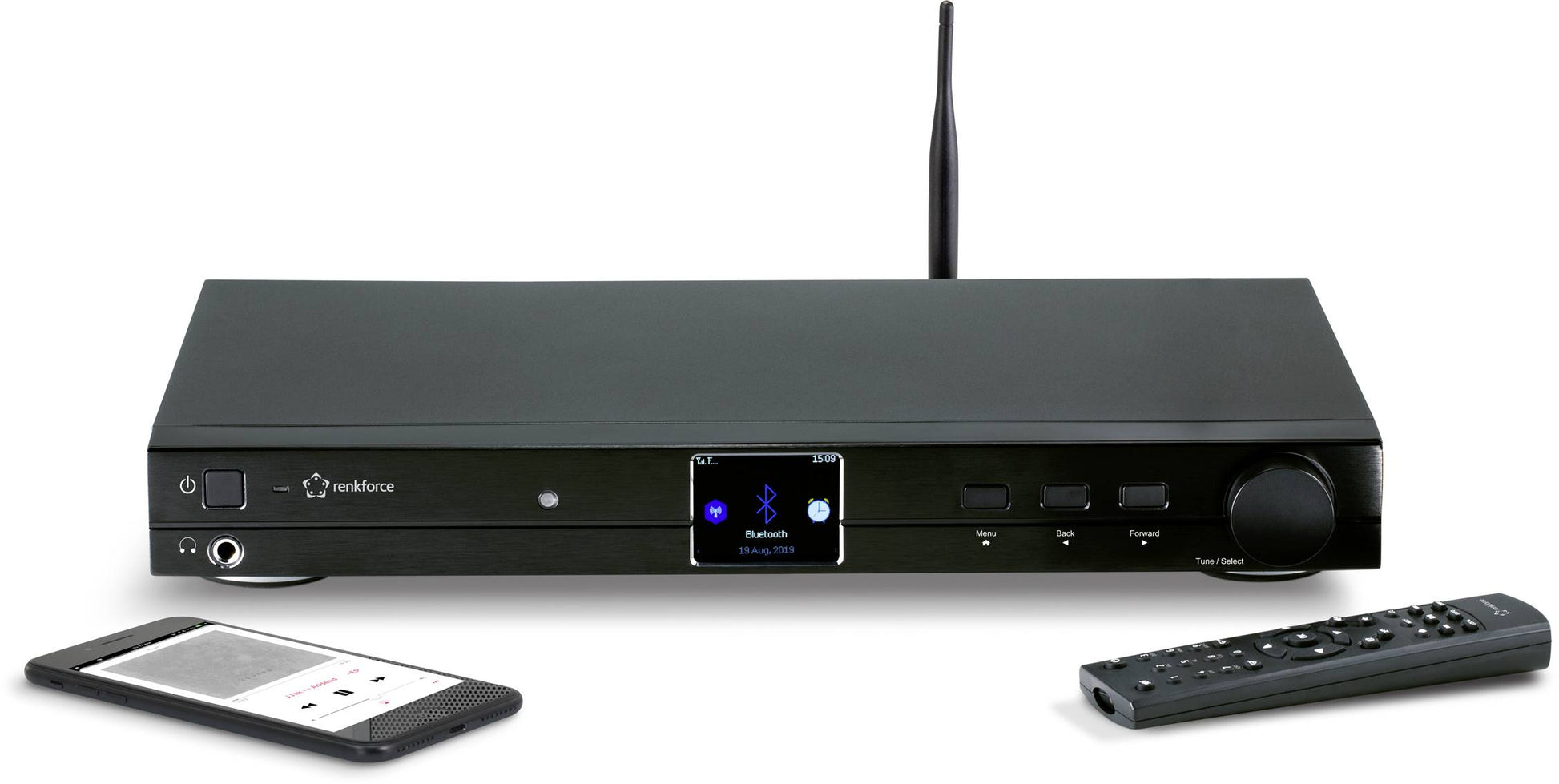 Renkforce RF-DAB-IR1700 Radio-Adapter DAB+ UKW Internetradio Radio DEFEKTWARE - 4053199973484