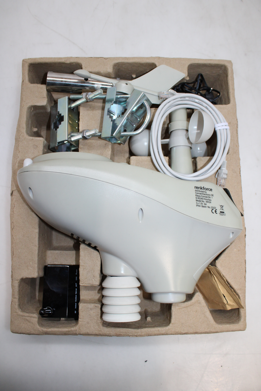 Renkforce Wh2600 Funk Wetterstation Wettermessgerät Defektware D-Ware - 4016138932485