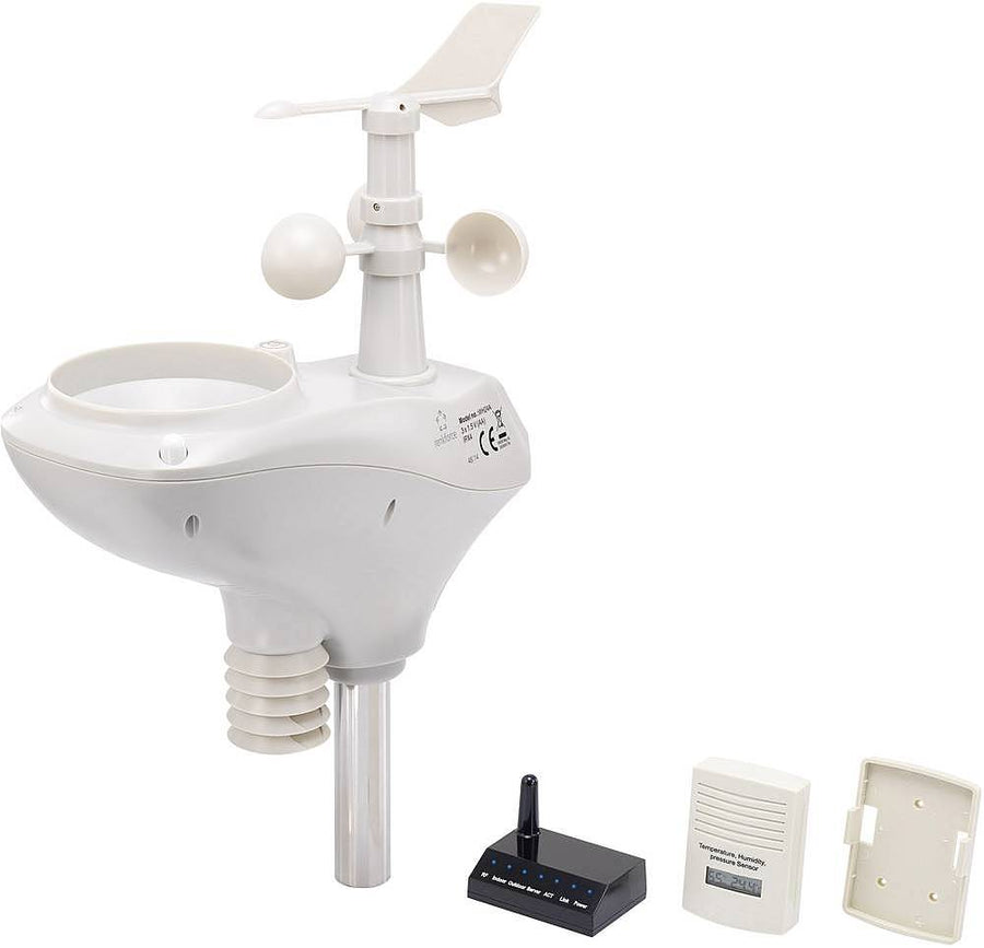 Renkforce Wh2600 Funk Wetterstation Wettermessgerät Vorhersage Siehe Text/Foto C-Ware - 4016138932485