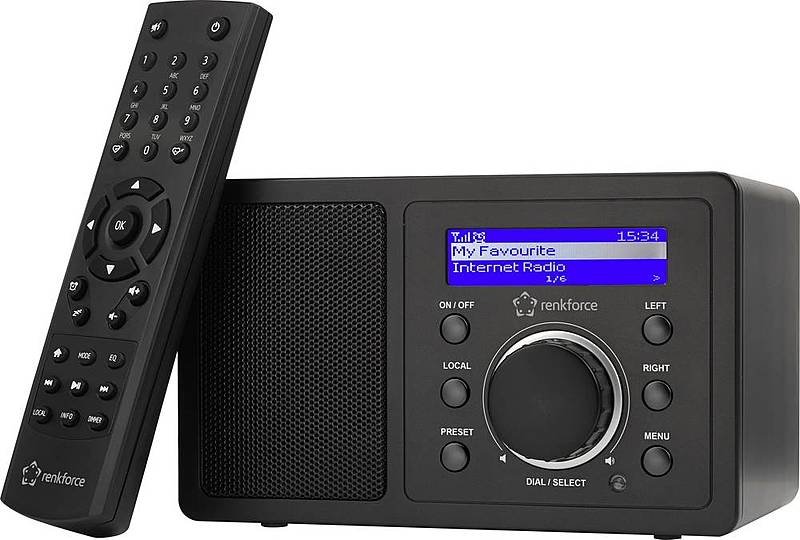 B-Ware Renkforce Rf Ir Mono1 Internet Tischradio Radio Radiogerät Bluetooth Aux  Wlan