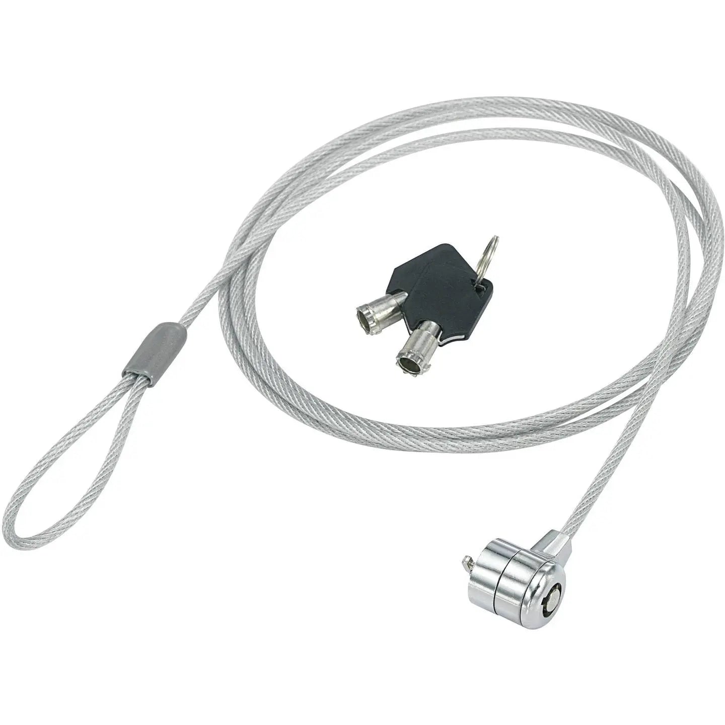 B-Ware Renkforce Laptopschloss Schlüsselschloss 2 Schlüssel Kabelschloss 1500mm 5 Stück - 4064161189253