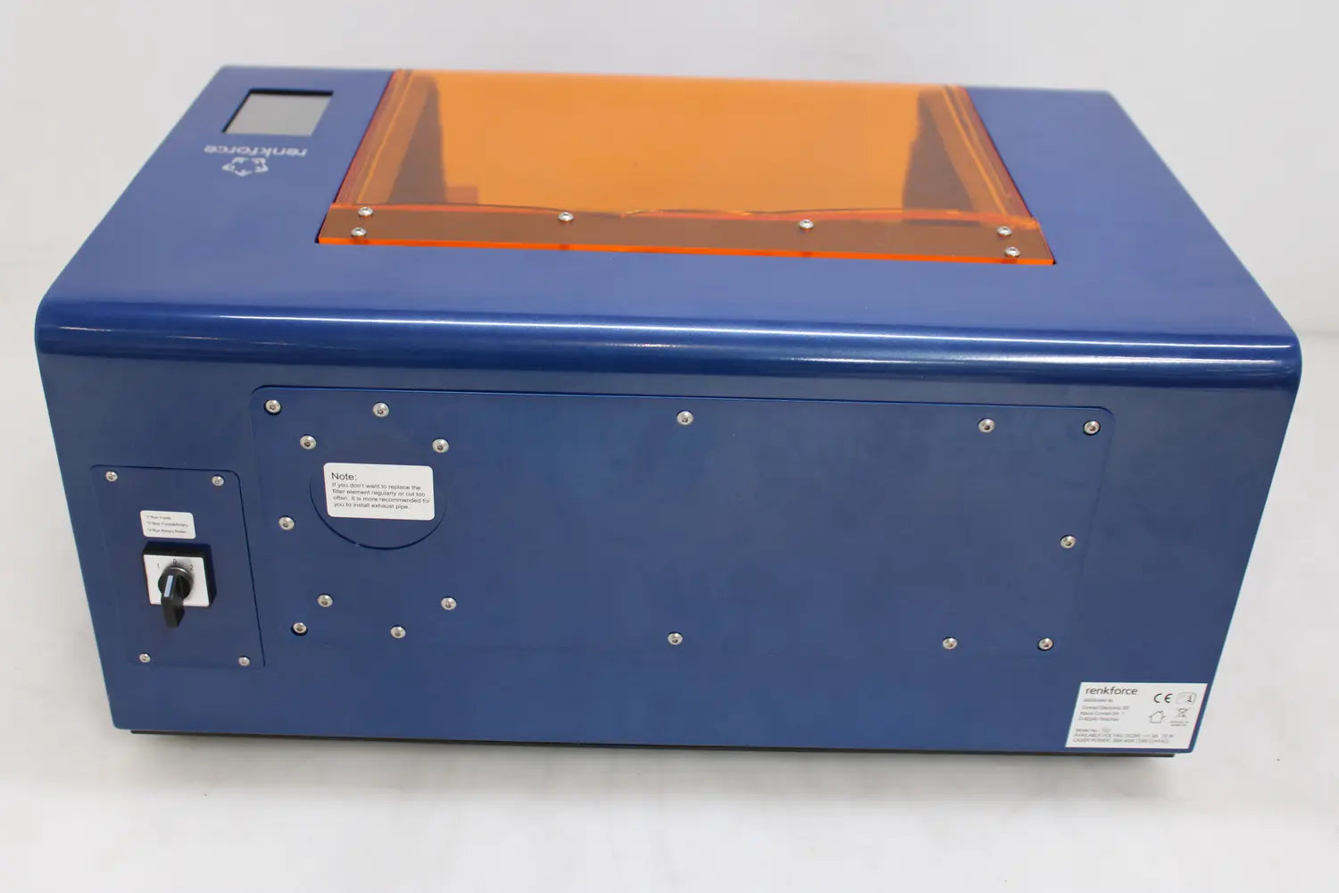 B-Ware Renkforce Laserschneider Lasergravierer Schneidegerät Blau Touchscreen Steuer170 - 4064161218755