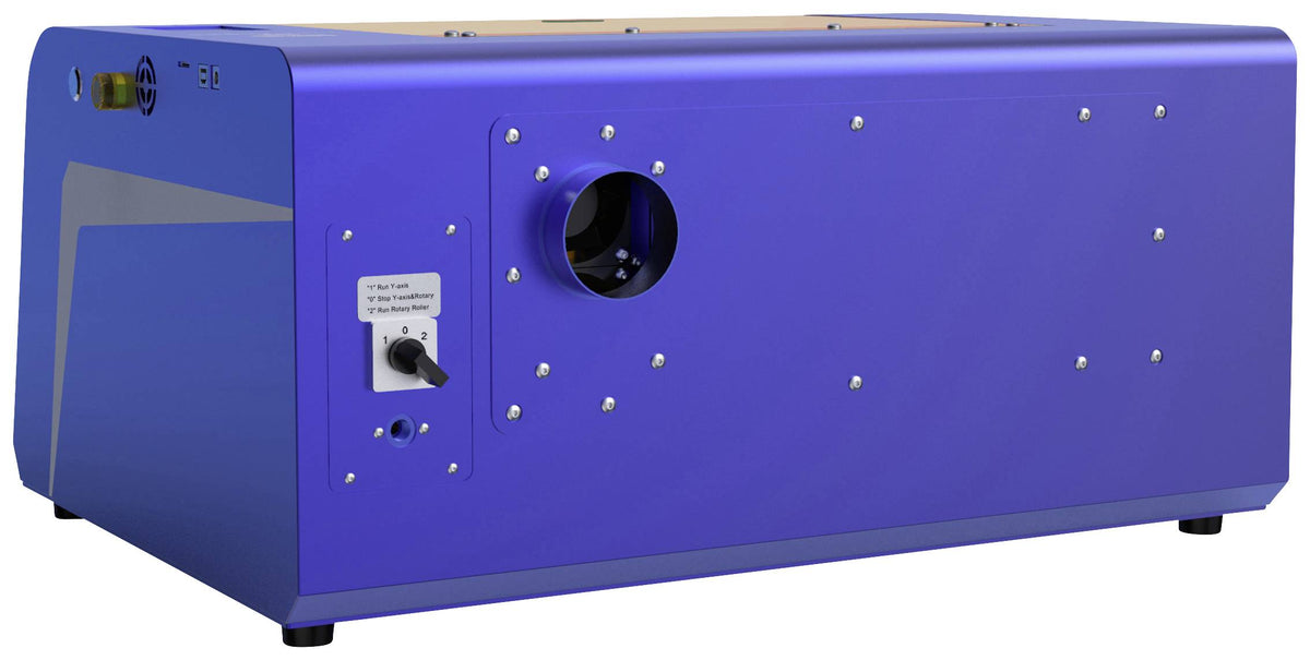RENKFORCE Laserschneider Lasergravierer Schneidegerät Blau Touchscreen Steuerung - 4064161218755