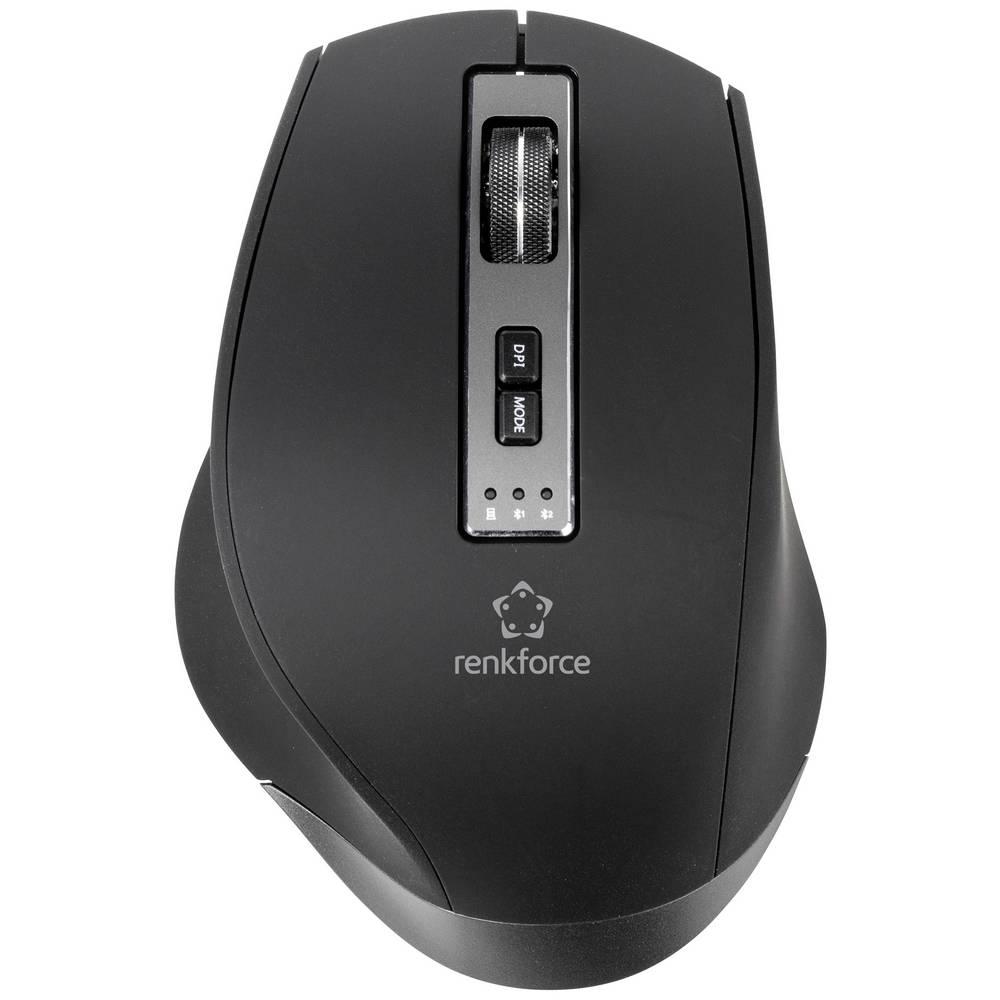 Renkforce Maus Funkmaus Kabellos Maus Ergonomisch Wireless Computer Mouse B-Ware - 4064161216577