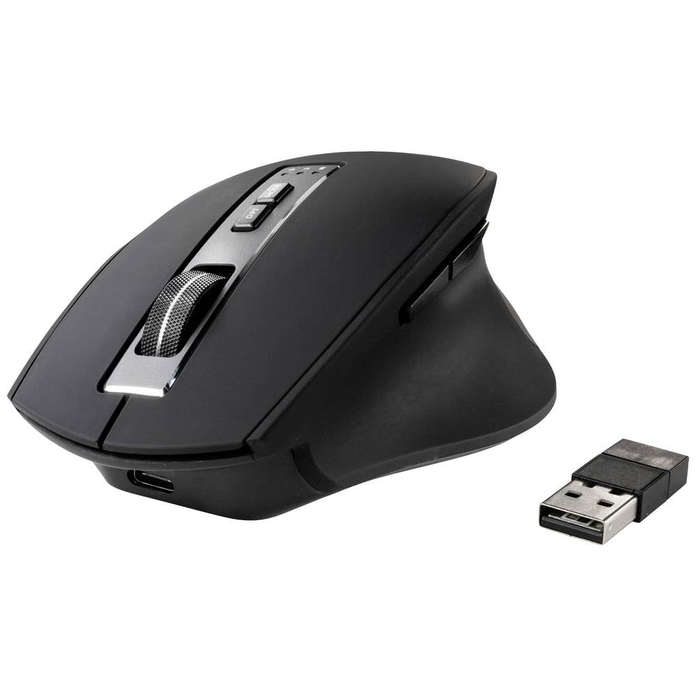 Renkforce Maus Funkmaus Kabellos Maus Ergonomisch Wireless Computer Mouse B-Ware - 4064161216577