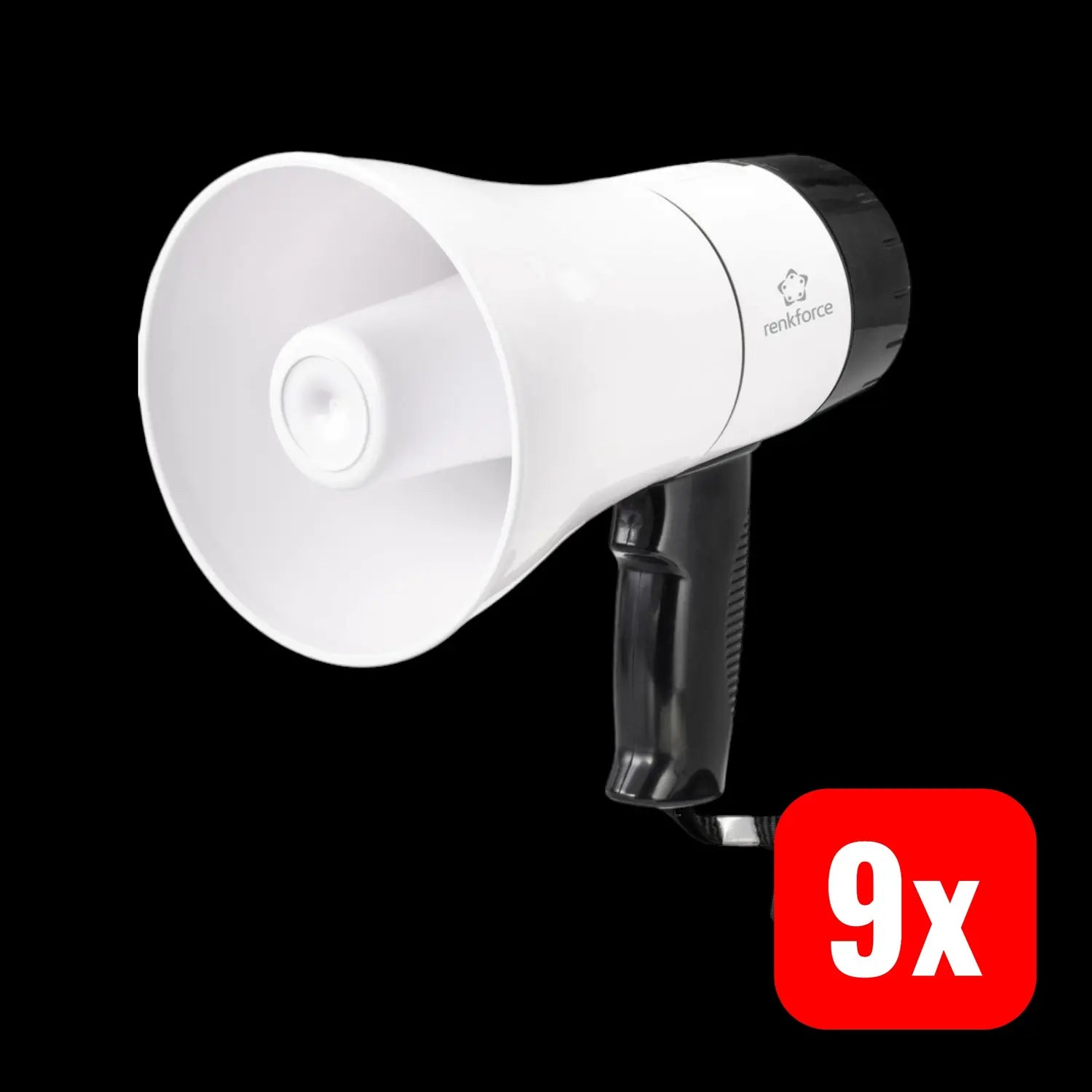 B-Ware Renkforce Rf Mp 200 Megaphon Sprachverstärker Aufnahmefunktion Haltegurt 9 Stück - 4064161174211