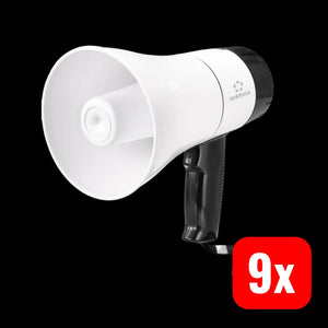 B-Ware Renkforce Rf Mp 200 Megaphon Sprachverstärker Aufnahmefunktion Haltegurt 9 Stück