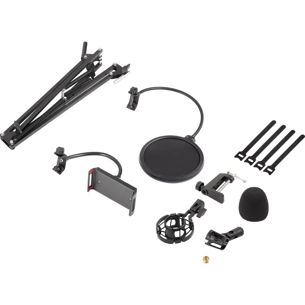 Renkforce RF-MCS-200 Mikrofon-Tischstativ Stand-Mikrofon Mikrofon Aufnahme-Gerät - 4064161177168