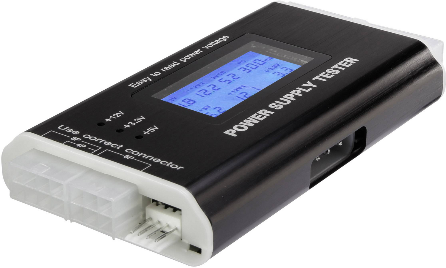 Renkforce Pc Netzteil Tester Diagnose Prüfgerät Computer Lcd Display Prüf Gerät B-Ware - 4064161044361