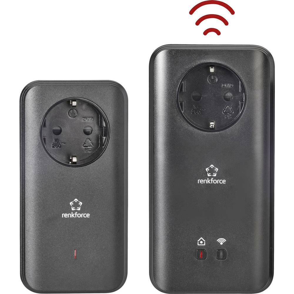 Renkforce Pl1200 D Wi Fi Powerline Wlan Starter Kit Power Lan Siehe Text/Foto B-Ware - 4016139185002