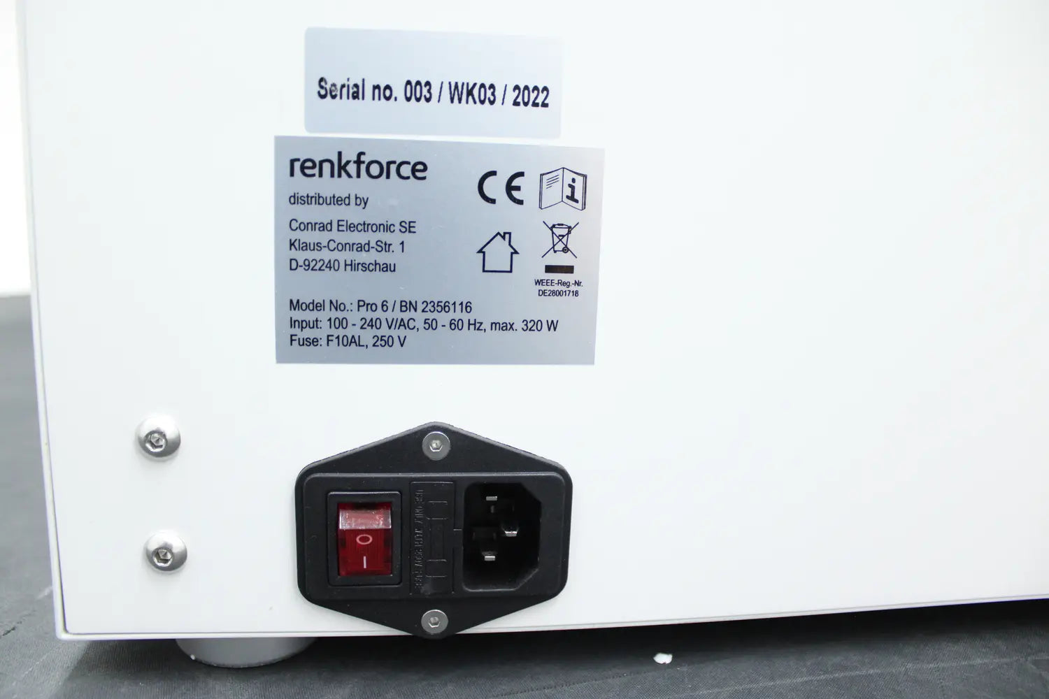 D-Ware Renkforce 3 D Drucker Printer Pro 6 Plus Dual Düsensystem Touchscreen Defektware - 4064161218533