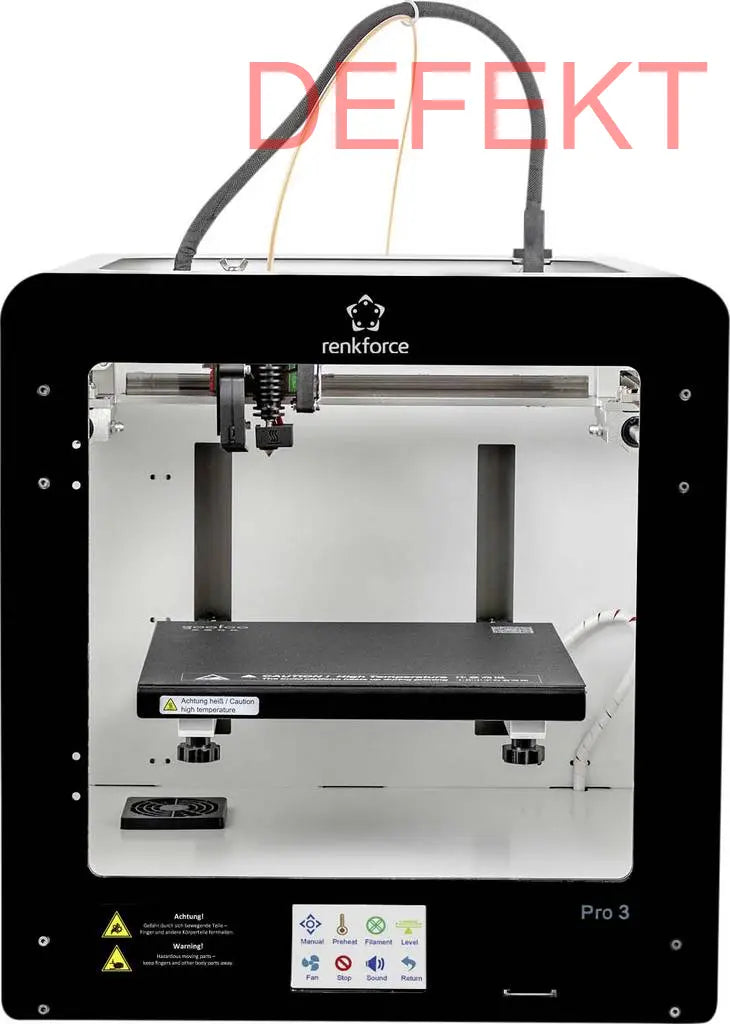 D-Ware Renkforce Pro3 3 D Drucker 3 D Drucker 200 X 200 X 155 Mm Defektware - 4053199984961