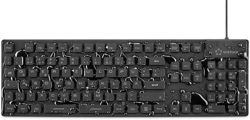 B-Ware Renkforce Rf 3561816 Usb Tastatur Deutsch Qwertz Schwarz Pc Zubehör Eingabegerät - 4053199571611