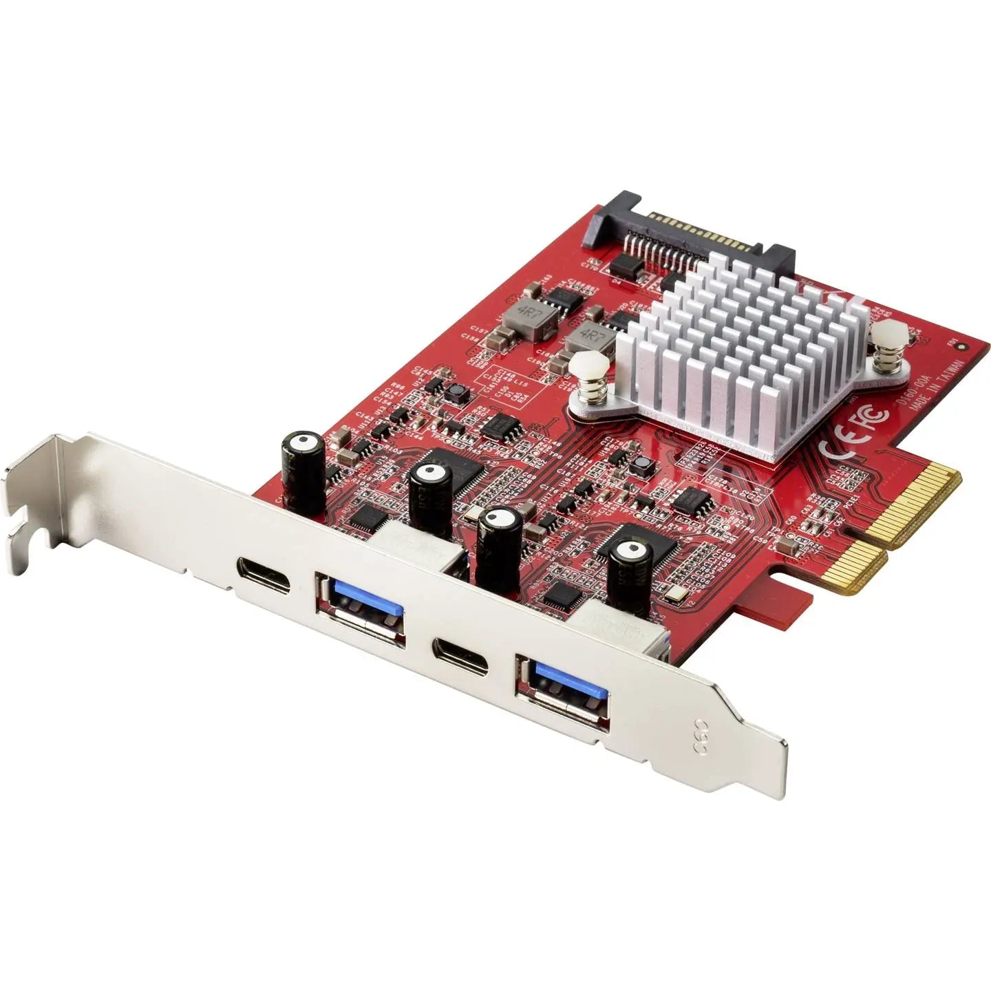 B-Ware Renkforce Controllerkarte Adapter Usb Karte Usb C Usb A Pc Ie Rf 4679642 4 Port - 4064161161365