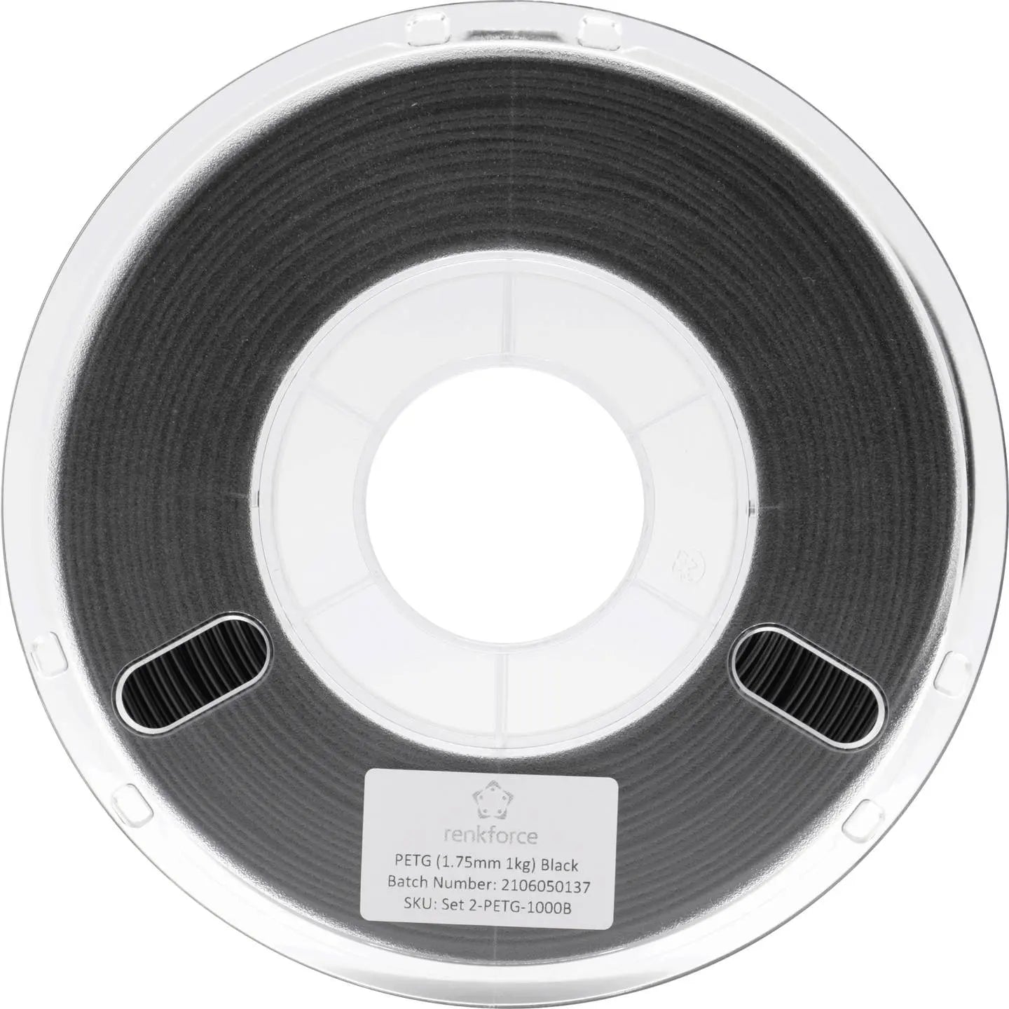 B-Ware Renkforce Filament Druckmaterial Petg Schwarz Spule 3 D Drucker 1 Kg 2 Stück - 4064161177212