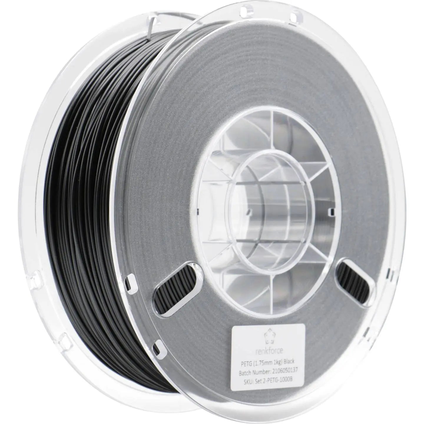 B-Ware Renkforce Filament Druckmaterial Petg Schwarz Spule 3 D Drucker 1 Kg 2 Stück - 4064161177212