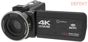 D-Ware Renkforce Rf 5798910 4 K Camcorder 7.6 Cm 3 Zoll 13 Megapixel Defektware