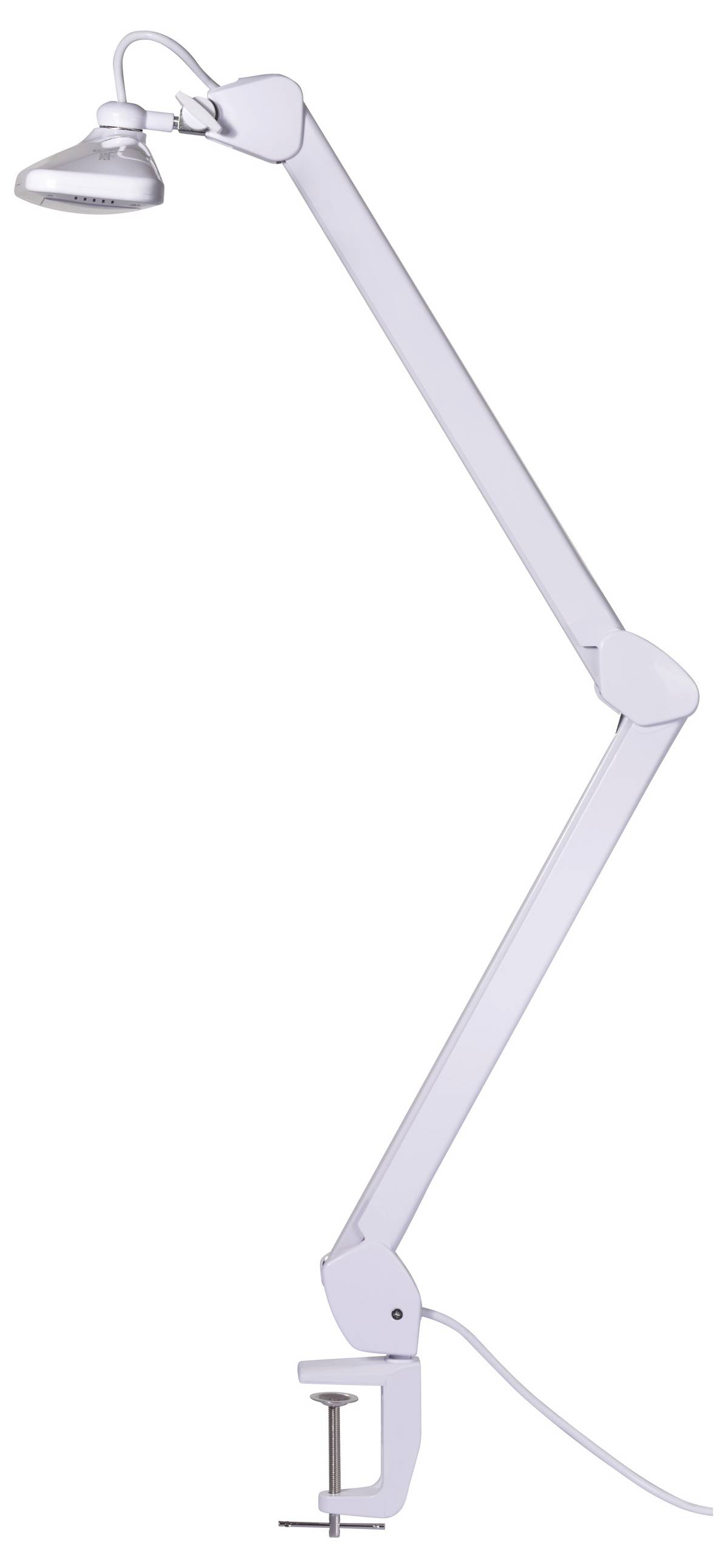 Renkforce RF-5844696 Klemmleuchte 21 W Weiß Lampe Leuchte Spot Licht Leselampe - 4064161336947