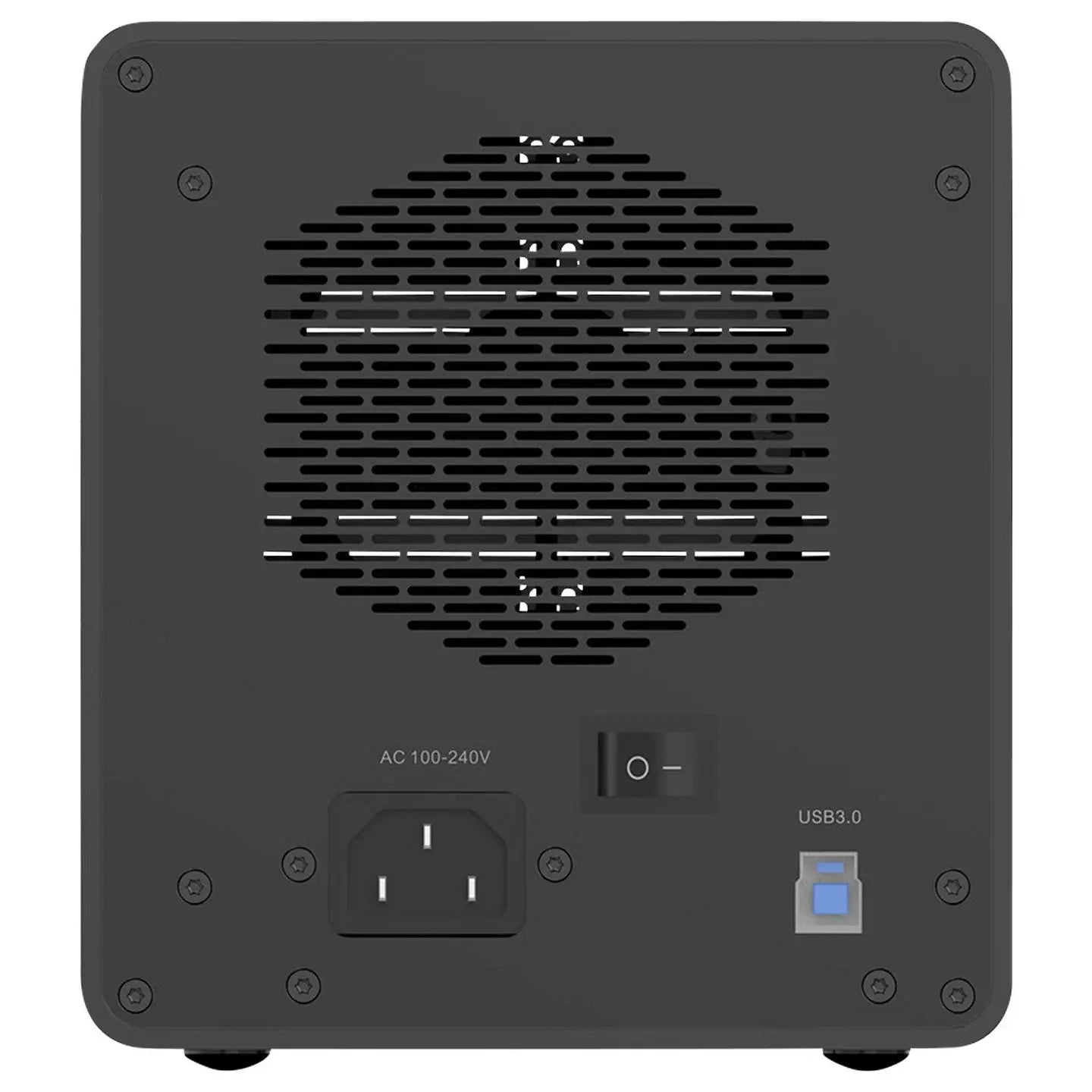 B-Ware Renkforce Festplattengehäuse Laufwerksbox Hdd Usb 3.0 4 Bay Aluminium 3.5 Zoll  - 4064161342863