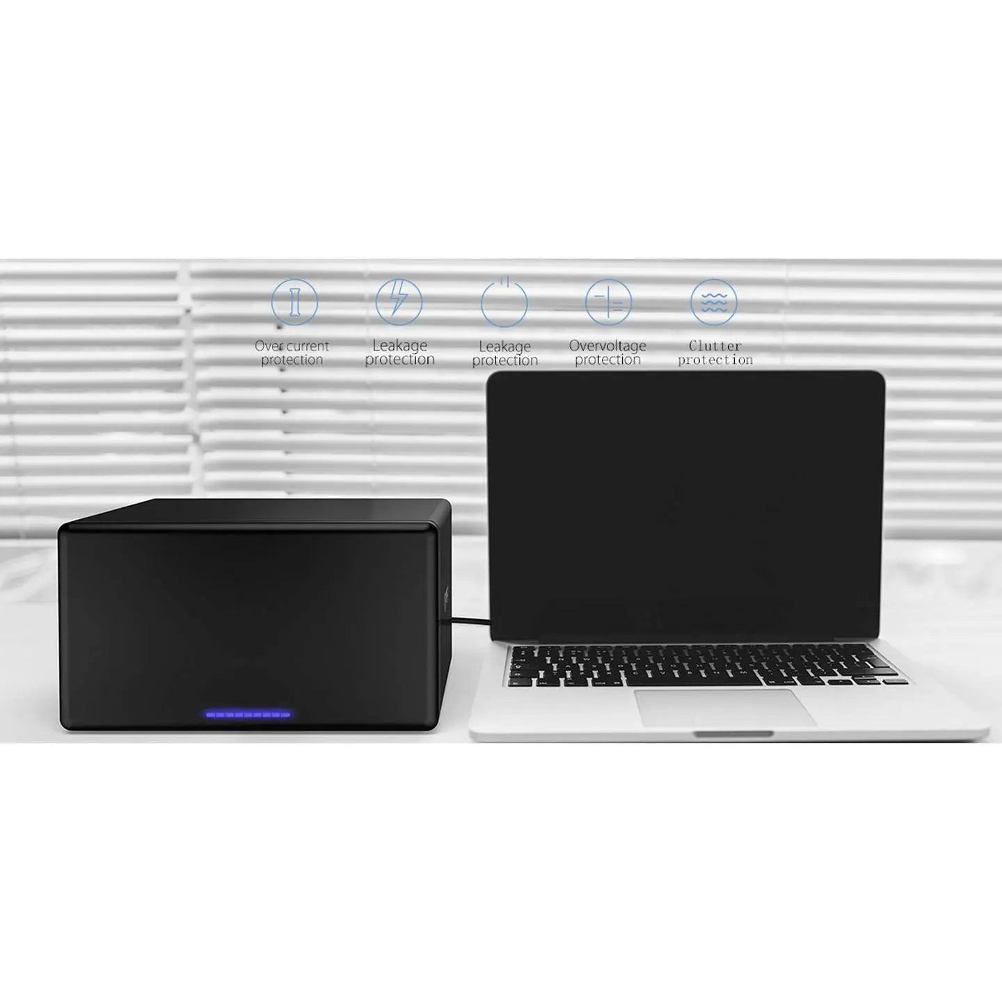 B-Ware Renkforce Festplattengehäuse Laufwerkgehäuse Hdd 8 Bay Usb 3.5 Zoll Aluminium - 4064161341880