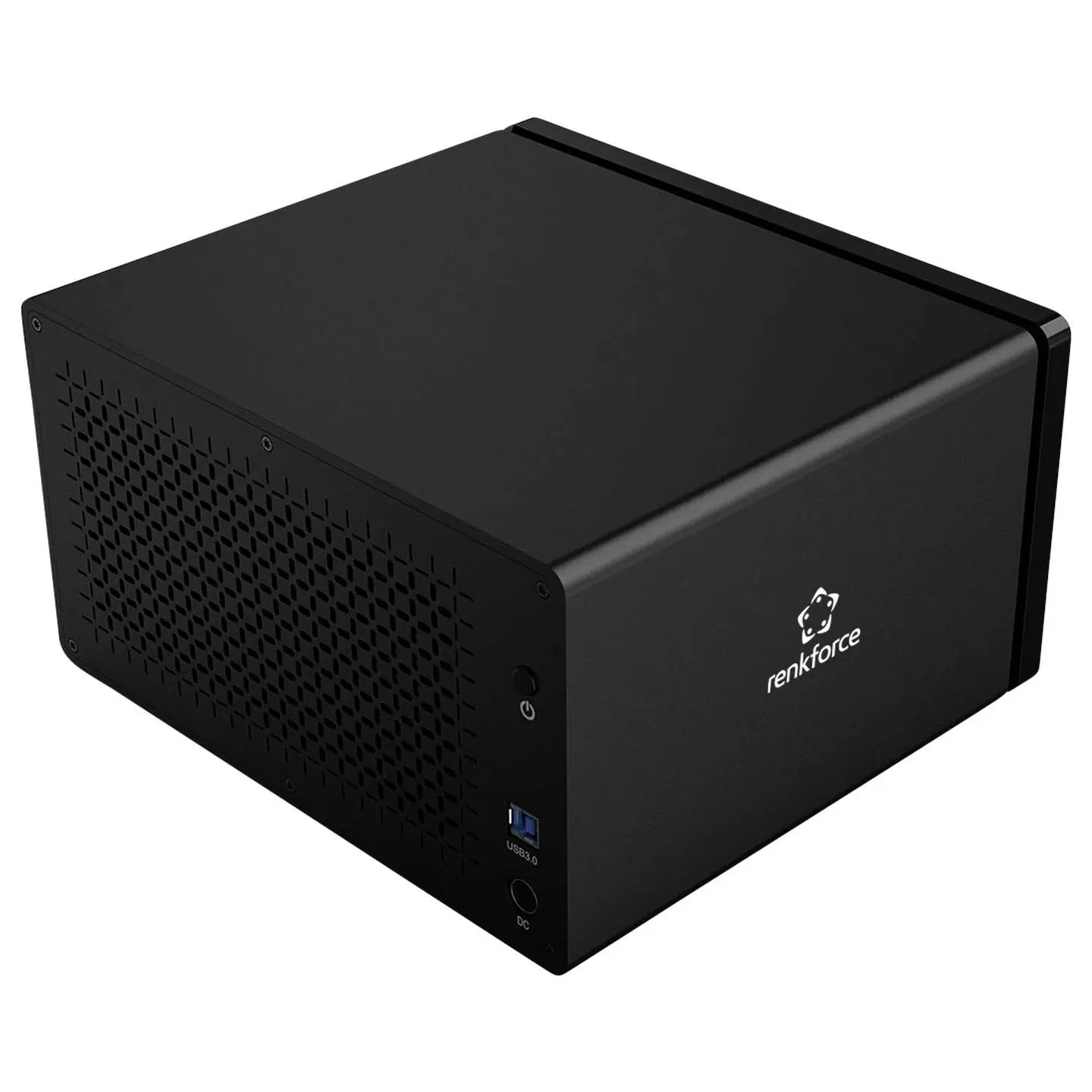 B-Ware Renkforce Festplattengehäuse Laufwerkgehäuse Hdd 8 Bay Usb 3.5 Zoll Aluminium - 4064161341880