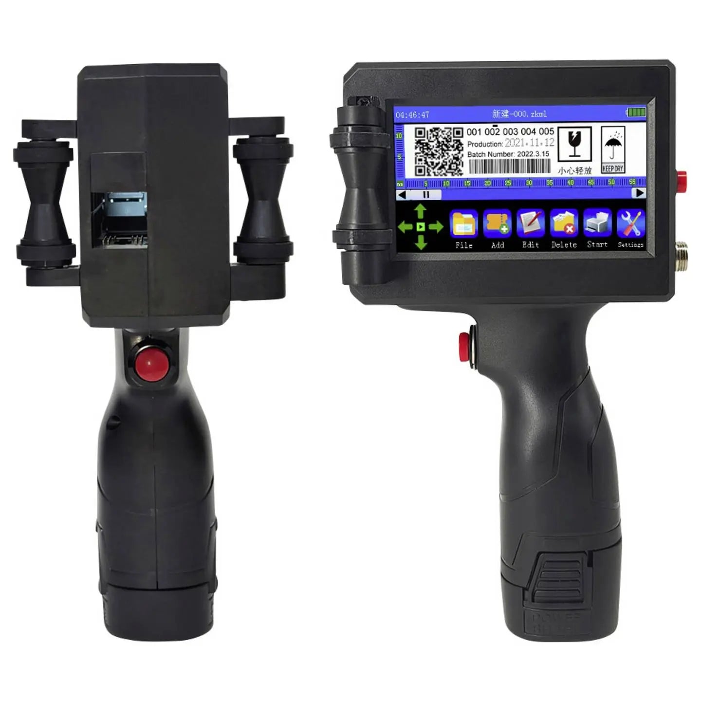 B-Ware Handheld Drucker Mobildrucker Renkforce Tintenstrahldrucker Schwarz Touchscreen  - 4064161481883