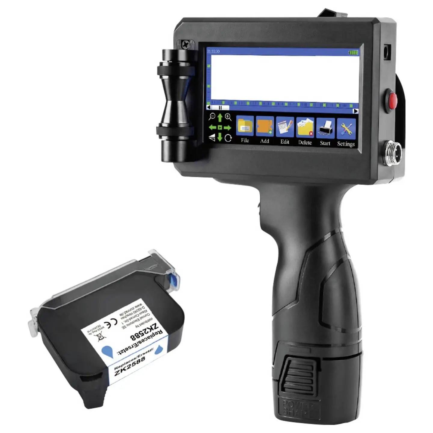 B-Ware Handheld Drucker Mobildrucker Renkforce Tintenstrahldrucker Schwarz Touchscreen  - 4064161481883