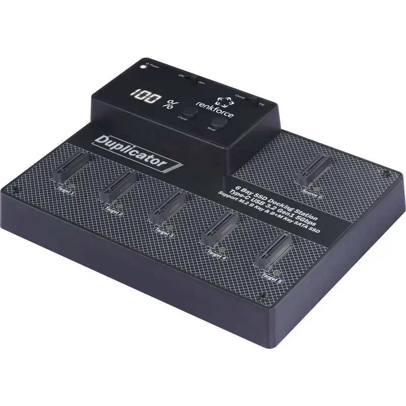 B-Ware Renkforce Festplatten Kopierstation Dockingstation Klonstation 1 Auf 5 Sata Ssd - 4064161395029