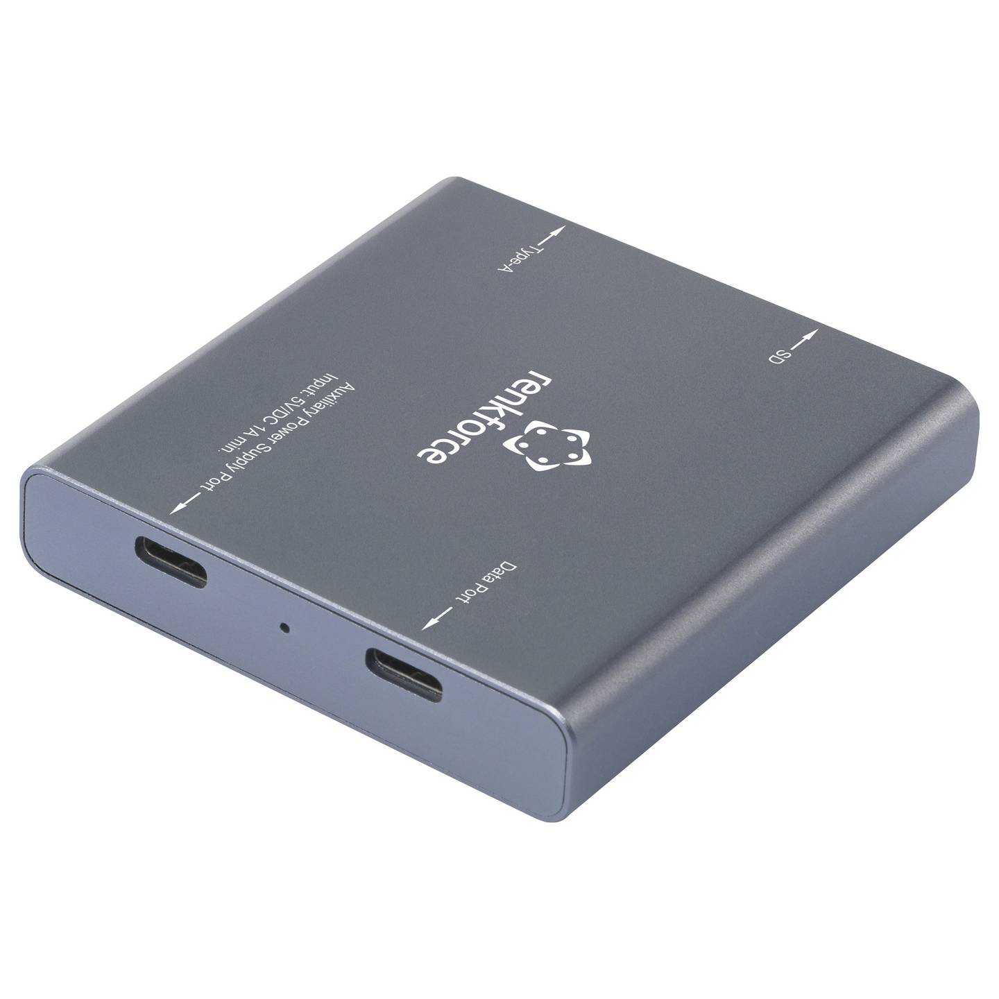 Lecteur de cartes mémoire CF 3-en-1 Renkforce RF CR 700 (reconditionné), USB-C, gris