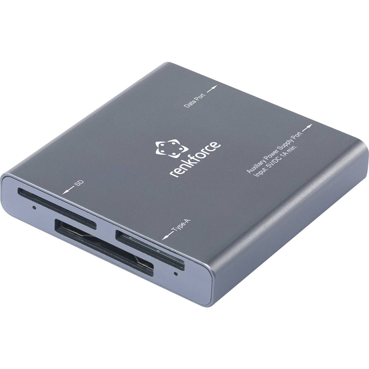 B-Ware Renkforce Rf Cr 700 3 In 1 Cf Speicherkartenleser Kartenlesegerät Usb C Grau