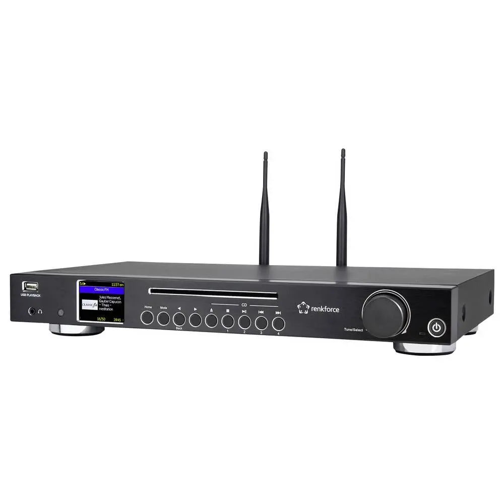 B-Ware Renkforce Radio Empfänger Rf Dab Dair1702 Internetradio Fernbedienung Wlan Cd74 - 4064161408842