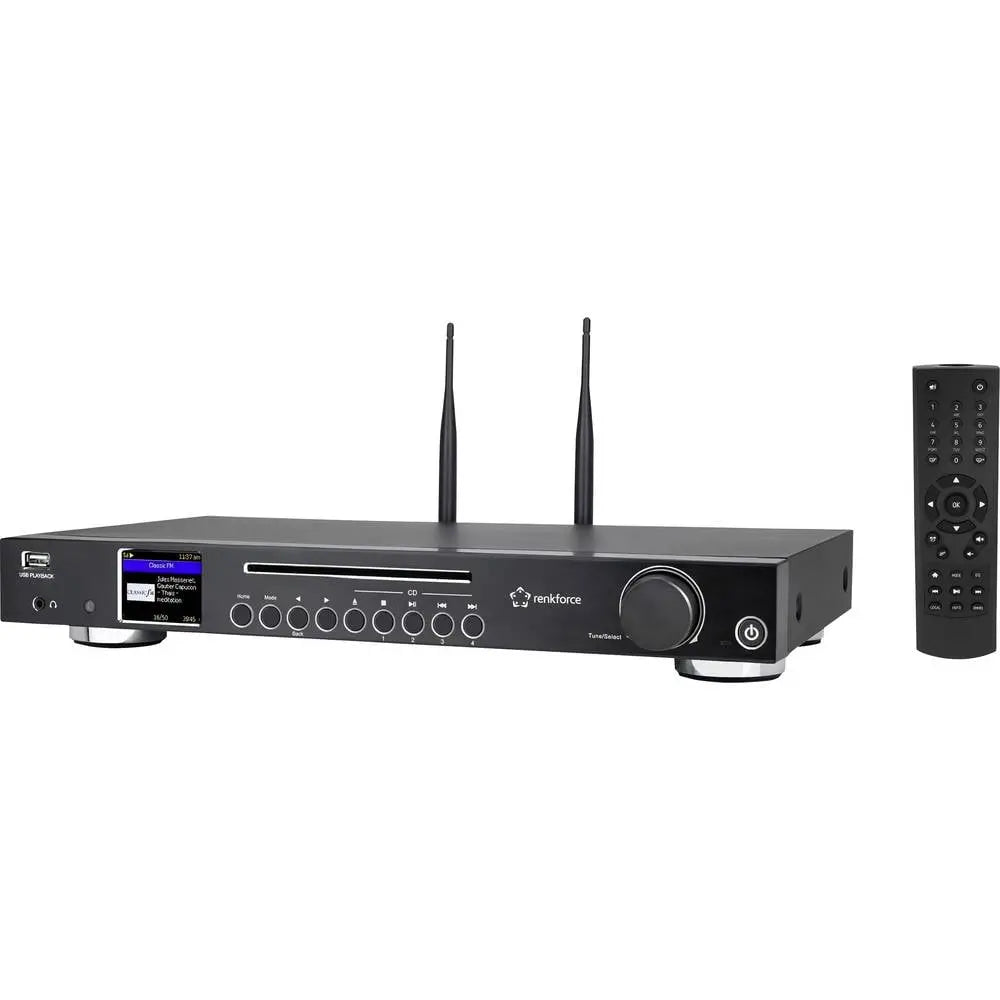 B-Ware Renkforce Radio Empfänger Rf Dab Dair1702 Internetradio Fernbedienung Wlan Cd74 - 4064161408842