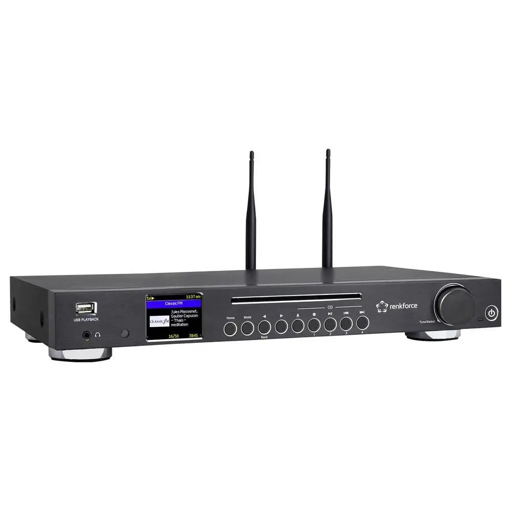 B-Ware Renkforce Radio Empfänger Rf Dab Dair1702 Internetradio Fernbedienung Wlan Cd74 - 4064161408842