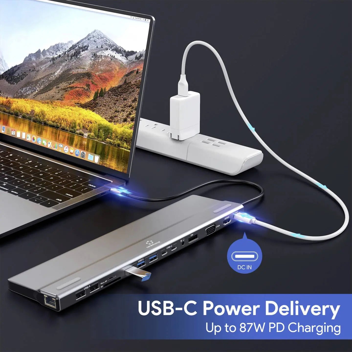 B-Ware Renkforce Notebook Dockingstation Rf Dks 902 Hub Usb Hub Docking Station Us355 - 4064161246857