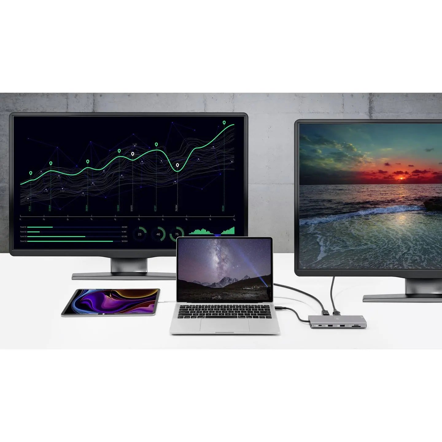 B-Ware Renkforce Usb C Dockingstation Hub Rf Dks 905 10 In 1 8 K Pd 3.1 Laptop108 - 4064161323398