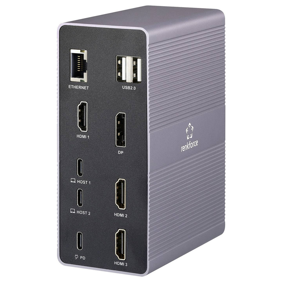 Renkforce USB-C Dockingstation RF-DKS-910 Dock Universal MacBook Ladefunktion - 4064161408859