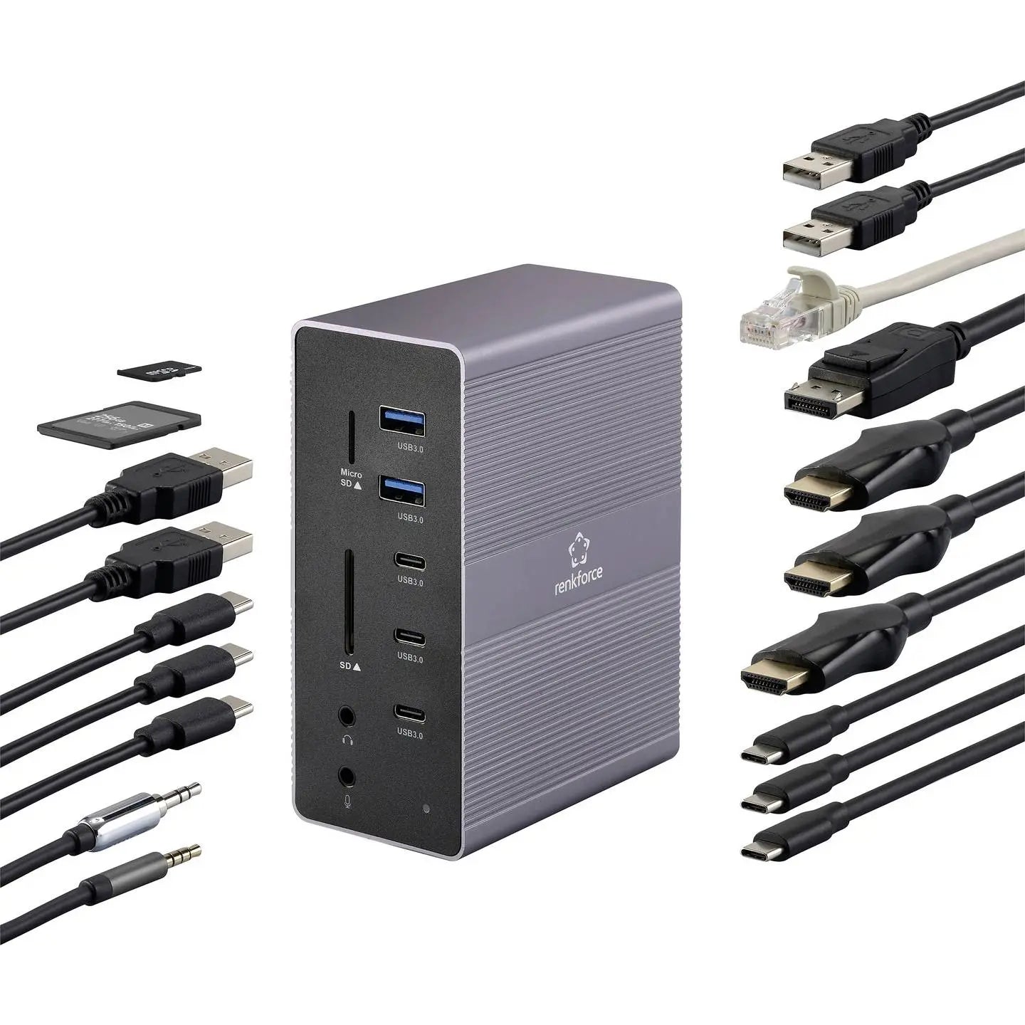 B-Ware Renkforce Usb C Dockingstation Rf Dks 910 Dock Universal Mac Book Ladefunktion - 4064161408859