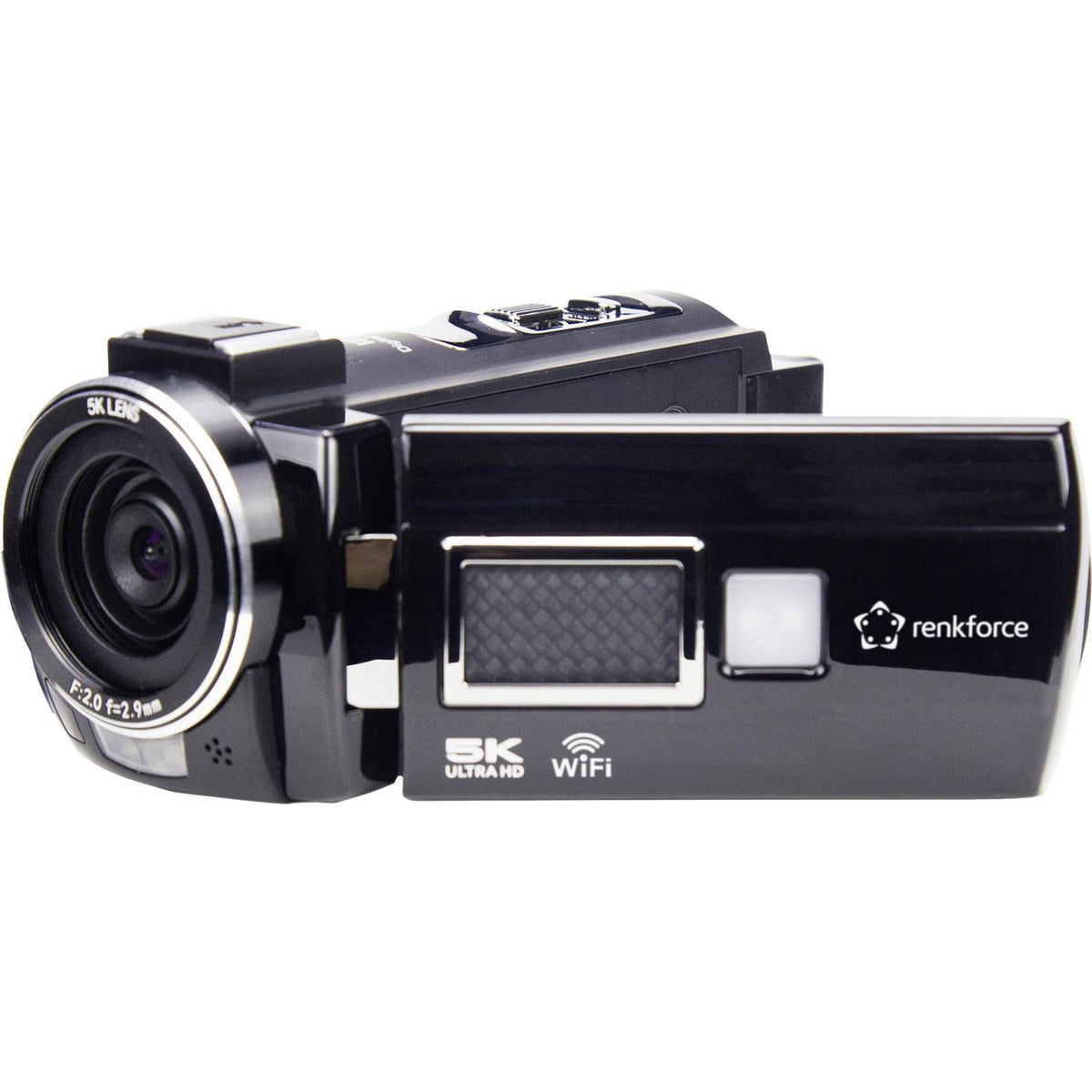 Renkforce RF-DV-200 Camcorder Videokamera 5K 7.6 cm 8 Megapixel Schwarz637 - 4064161335827