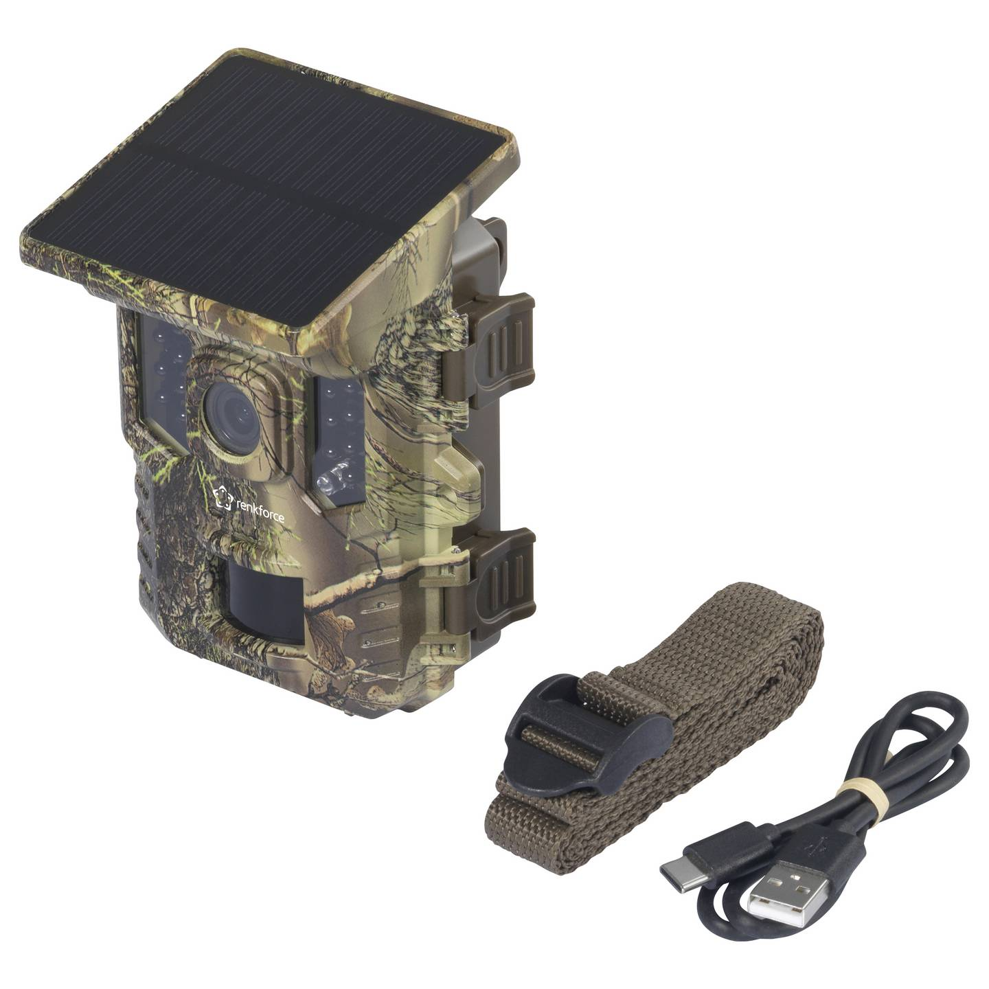 B-Ware Renkforce Wildkamera Fotofalle Wlan 32 Mp Solarmodul Standard Grün Seidenmatt - 4064161335834