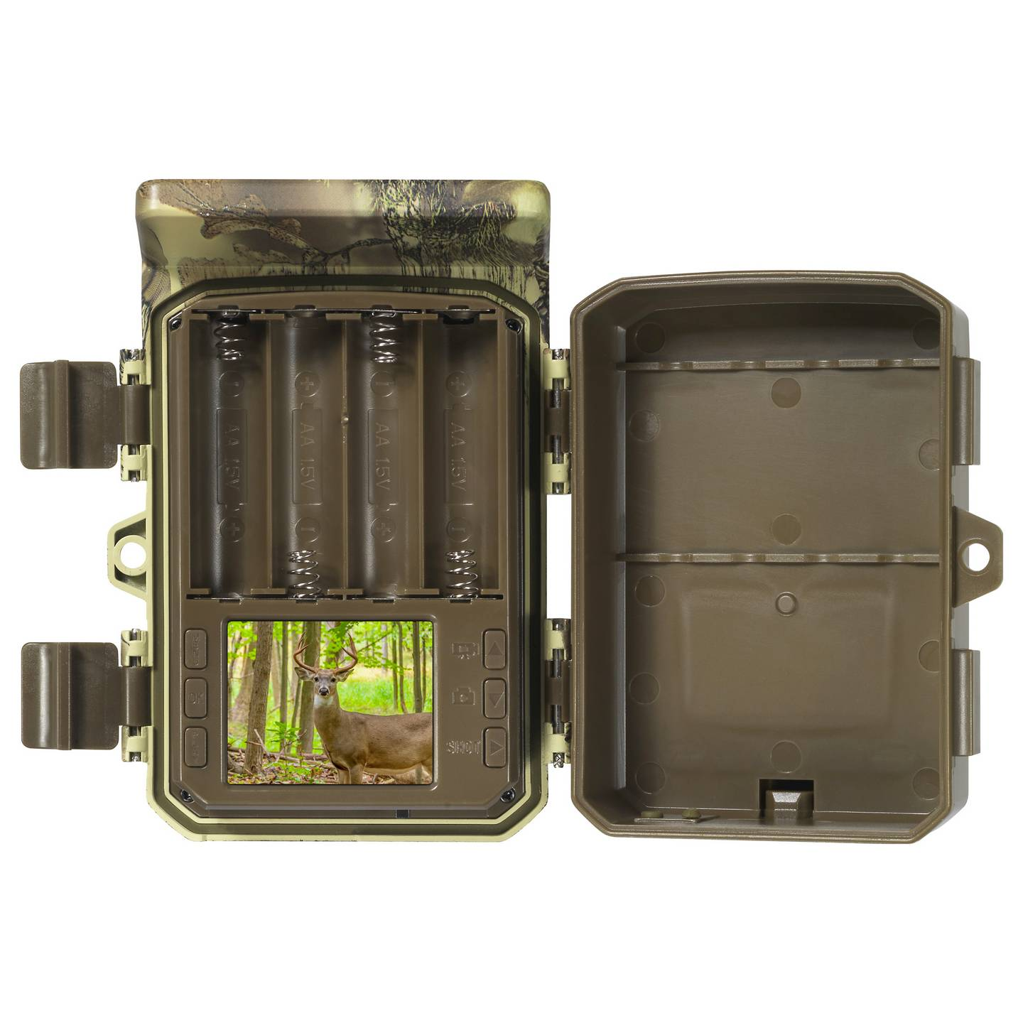 B-Ware Renkforce Wildkamera Fotofalle Wlan 32 Mp Solarmodul Standard Grün Seidenmatt - 4064161335834