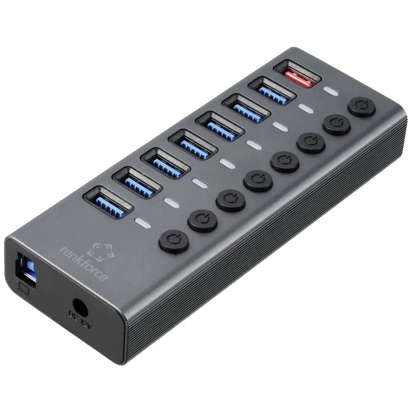 B-Ware Renkforce Rf Hub 380 Usb Hub Verteiler 8 Port Usb 3.2 Gen Schwarz - 4064161314877