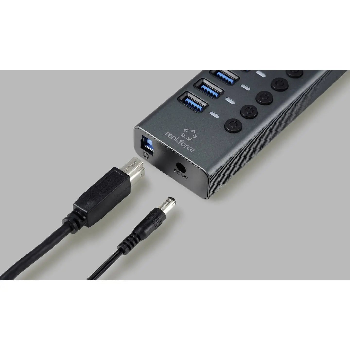B-Ware Renkforce Rf Hub 380 Usb Hub Verteiler 8 Port Usb 3.2 Gen Schwarz - 4064161314877