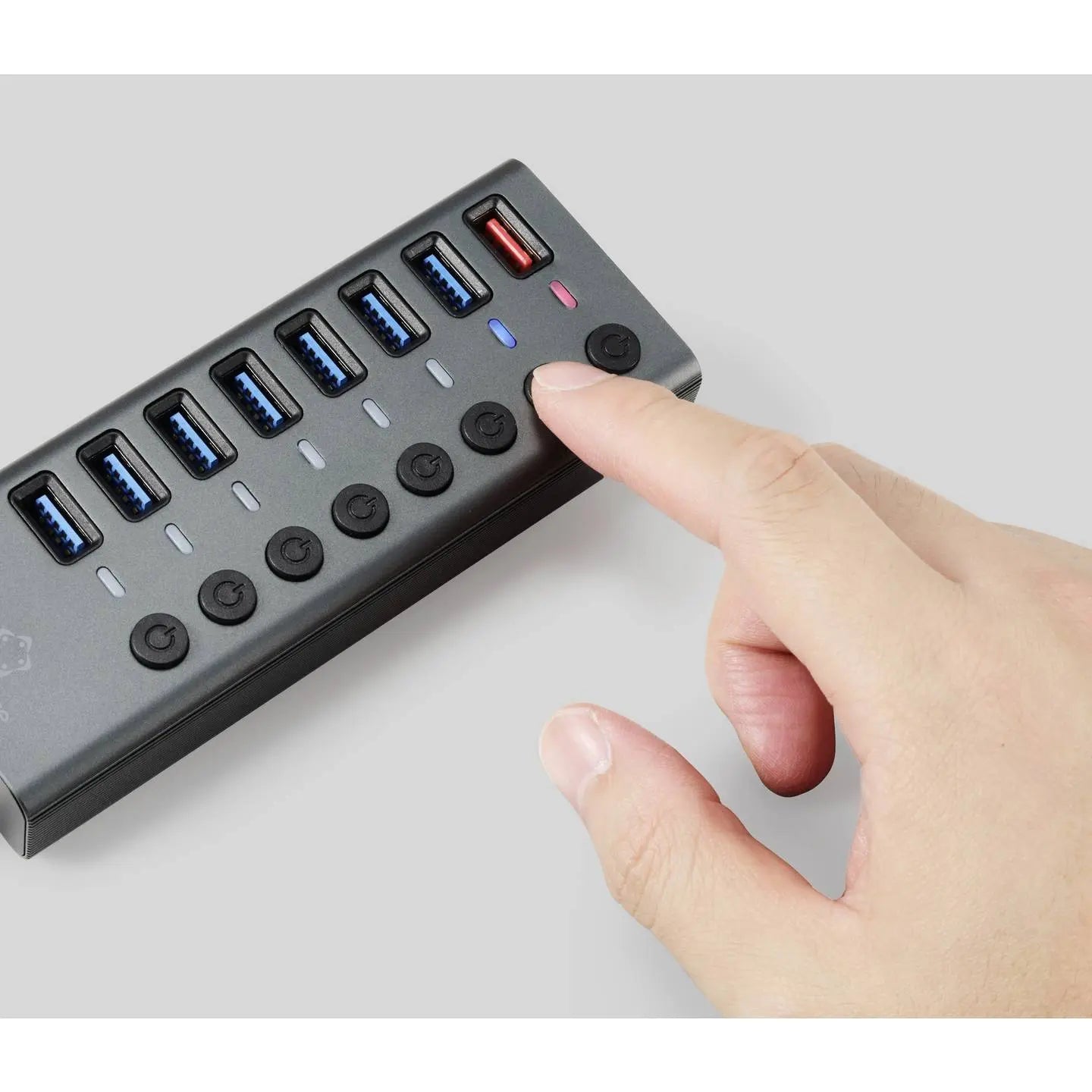 B-Ware Renkforce Rf Hub 380 Usb Hub Verteiler 8 Port Usb 3.2 Gen Schwarz - 4064161314877