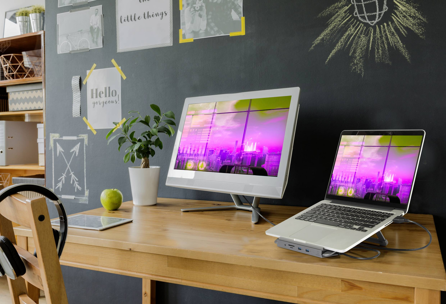 B-Ware Renkforce Rf Lls 400 Usb C Notebook Dockingstation Halterung Ständer Universal A - 4064161228761