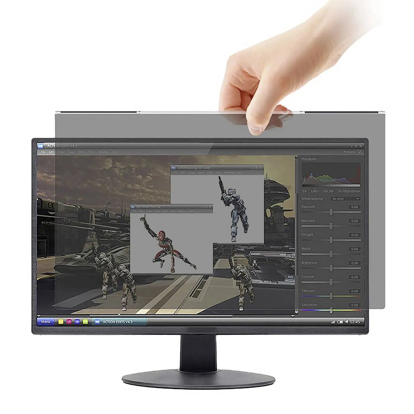 B-Ware Renkforce Blickschutzfolie Sichtschutz Monitor Universal 81,3 Cm 32 Zoll 16 9 - 4064161394343
