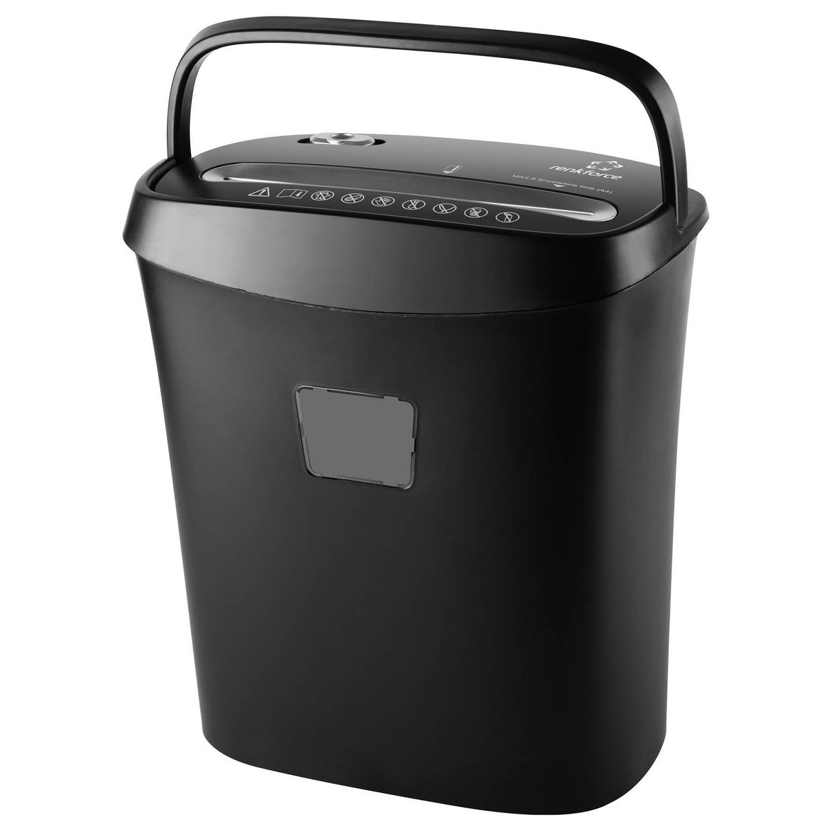 Renkforce Aktenvernichter Schredder Schwarz Kreditkartenvernichter RF-PPS-15L - 4064161390901