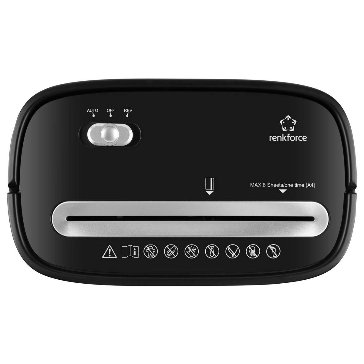 Renkforce Aktenvernichter Schredder Schwarz Kreditkartenvernichter RF-PPS-15L - 4064161390901