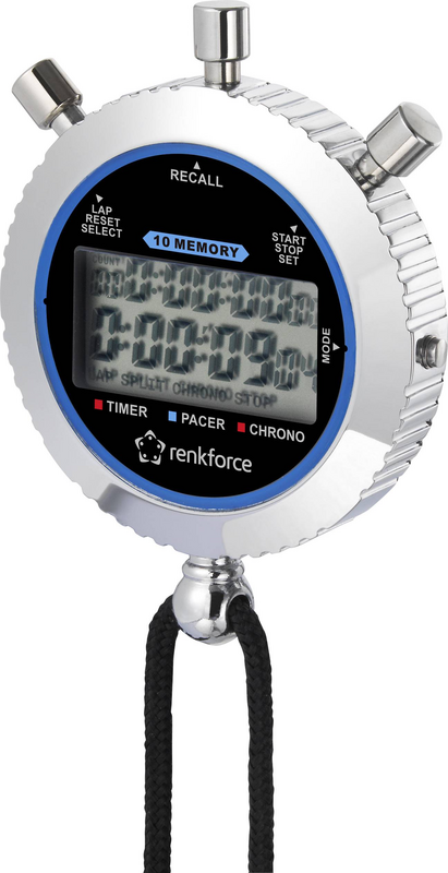 B-Ware Renkforce Rf Sw 200 Stoppuhr Sportuhr Laufuhr Fitness Timer Silber 2 Stück - 4064161157368