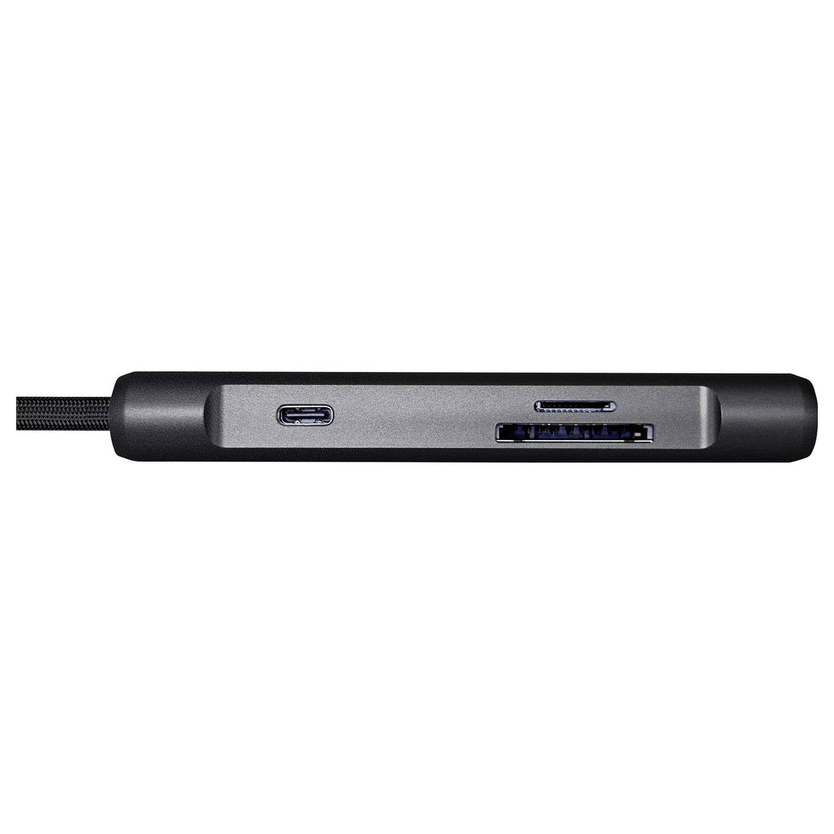RENKFORCE Dockingstation 7in1 Adapter USB-C Hub Kartenleser USB-A HDMI Schwarz - 4064161398068